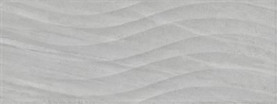 Grey Curved Stripe Porcelain Tile, Item 83159