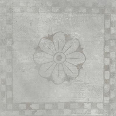 Light Grey Concrete Look and Patterned Porcelain Tile, Item KR60316
