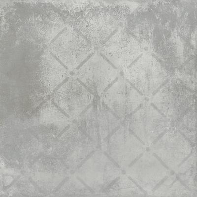 Light Grey Concrete Look and Patterned Porcelain Tile, Item KR60316